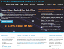 Tablet Screenshot of houston-network-cabling.com